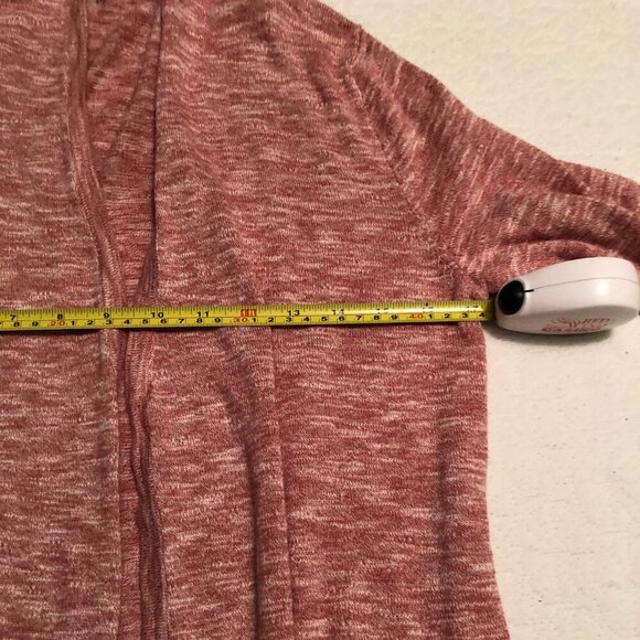 Madewell Bradley Open Front Cotton Blend red/white women Cardigan Size XSmall - Picture 8 of 10